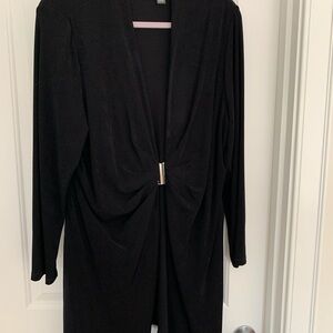 Chico‘s ‘Travelers’ collection jacket with silver clasp detail